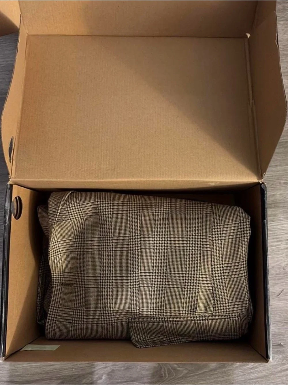 Ralph Lauren Brown Glen Plaid Sport Coat with Subtle Tan Threads